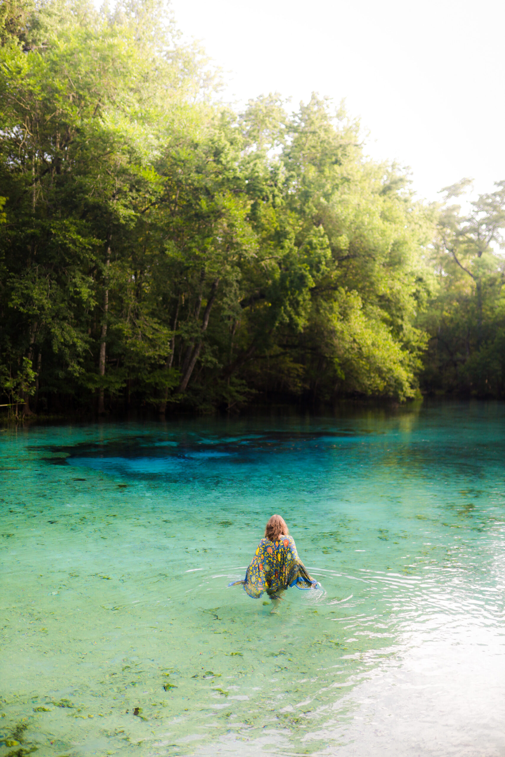 image of Gilchrist Blue Springs State Park in the morning